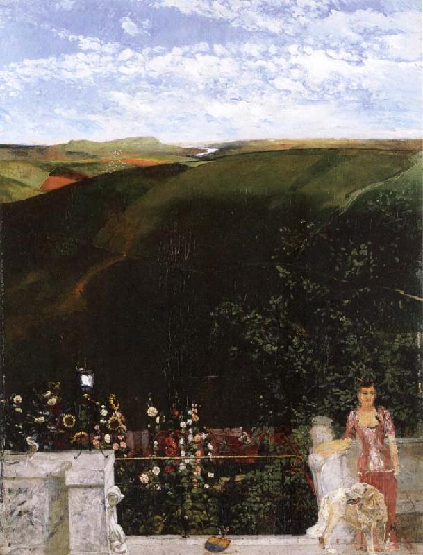 Max Klinger Terrace Norge oil painting art